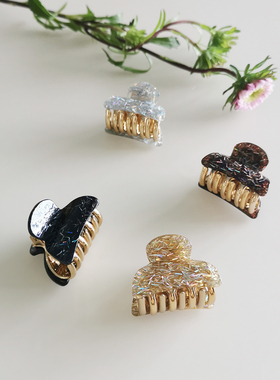 发抓夹高马尾刘海碎发夹女细闪顶夹固定神器后脑勺发量少头饰小号