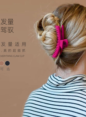 Latata超能抓夹Kaxi发夹女后脑勺侧边夹子高级感鲨鱼夹发量多头饰