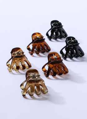 高马尾神器发抓夹女网红刘海碎发夹小发爪黑色前额刘海发饰头饰