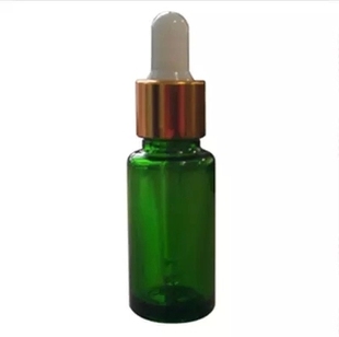 100ml 瓶调配瓶5ml 带胶头滴管吸管绿色玻璃精油瓶分装 优质精油瓶