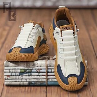 2025 Autumn New Board Shoes for Men, Casual Fashion Single S