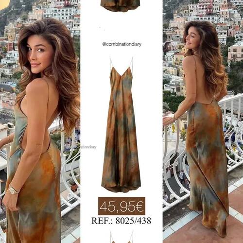 Elegant Sexy Long Dress New 2025 Design V-neck Open Back Rai