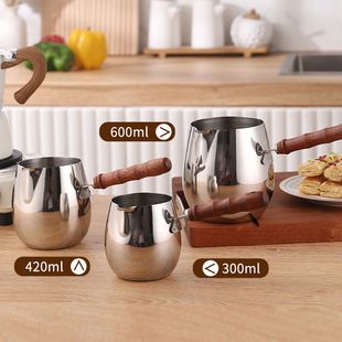Turkish Coffee Pot Stainless Steel Coffee Maker with Long Ha