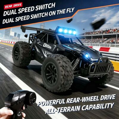 New Alloy Remote Control Off-Road Vehicle, 20km/h High Speed