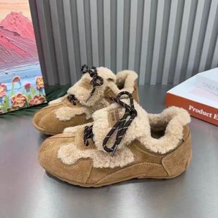 Flats Women Casual Shoes Fad Soprt Sneakers Winter Keep Warm