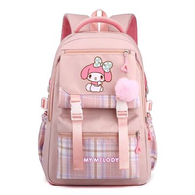 Anime Kawaii Sanrio My Melody Backpack Printed Bookbag Women