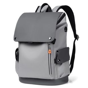 High Quality PU Leather Waterproof Men's Laptop Backpack Lar