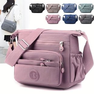 Lightweight Nylon Chic Crossbody Bag for Women Adjustable St