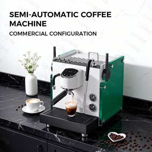 CAFOVO E137 9Bar Semi-Auto Coffee Machine Rotary Pump Dual-s