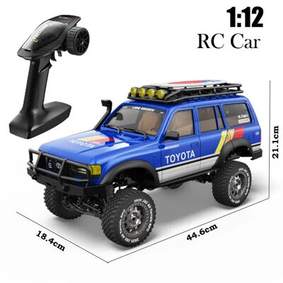 New LC80 RC Car 1/12 High and Low Speed Climbing Simulation