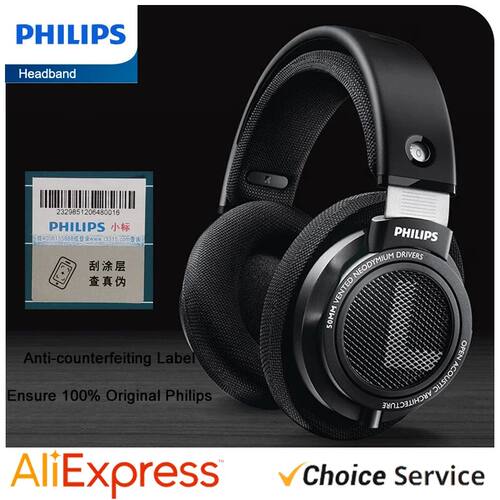 Philips Original SHP9500 Wired Headphones HiFi Stereo HD Mic