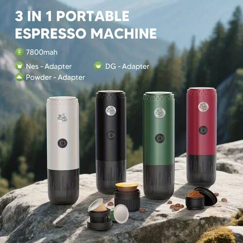 Portable Espresso Coffee Machine With Self-heating  2-in-1/3