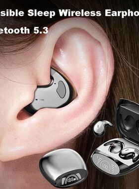 Invisible Sleep Wireless Earphone TWS Bluetooth 5.3 Headphon