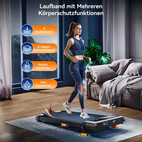 walk week Portable Incline Walking Pad - 330lb Capacity, 2.5