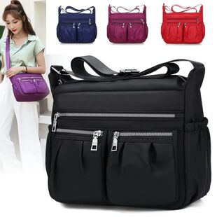 Casual Women Shoulder Messenger Bag Oxford Waterproof Zipper
