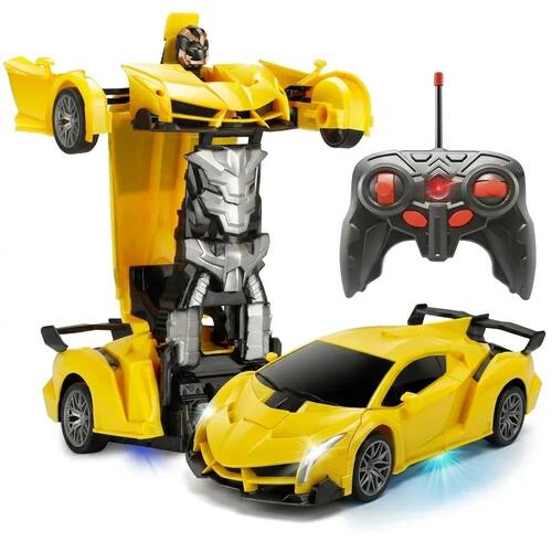 2 in 1 RC Transforming Car Robot Remote Control Deformation