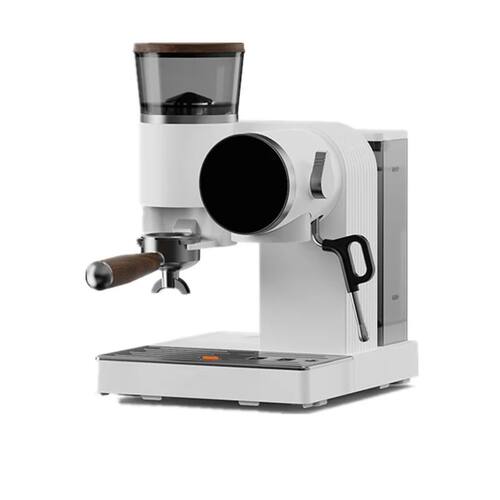 2-in-1 Coffee Machine with Grinder & Milk Frother - 15Bar Es