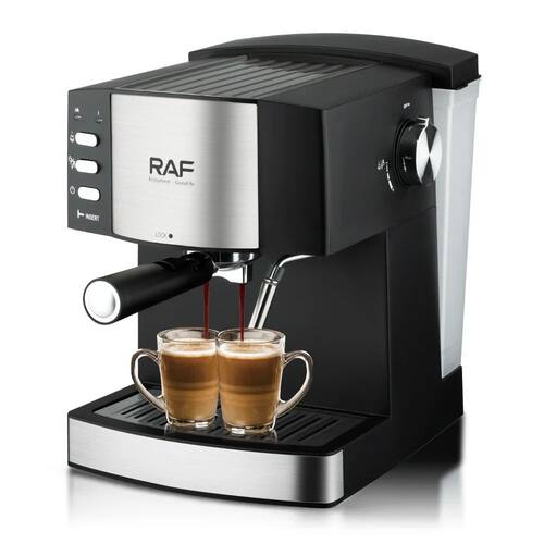 220V Small Semi-automatic Espresso Coffee Machine Steam Milk