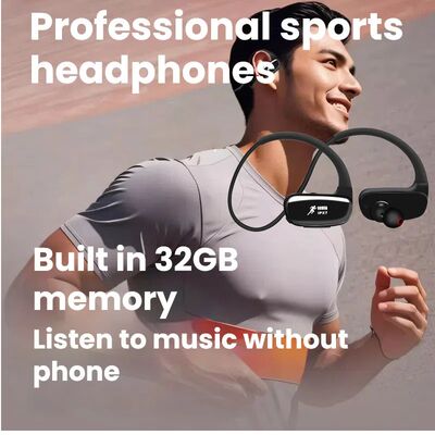 Wireless Bluetooth Sport Earphones IPX7 MP3 Player Waterproo