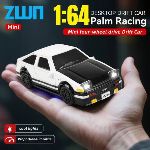 1:64 2.4G High speed Drift Rc Car 4WD Remote Control Car Fou