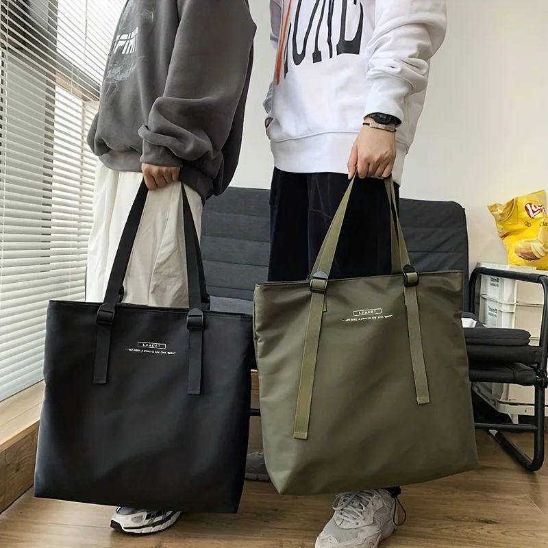 Leacat Tote Bag Nylon Waterproof fashion Korean Hip hop sree,箱包皮具/热销女包/男包,通用款女包,淘宝优惠券,粉丝福利购,淘宝优惠卷