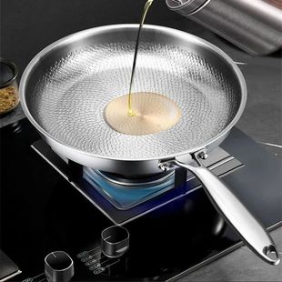 26/28/30cm German Pure Titanium Frying Pan Non-stick Frying
