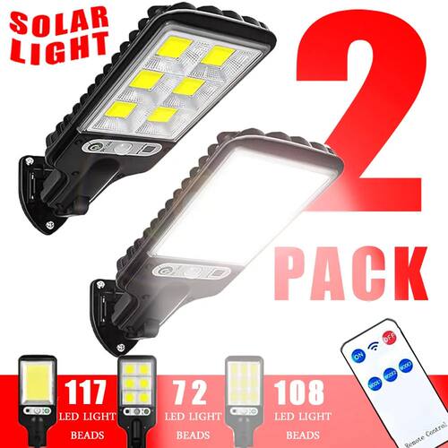 108 LED Solar Lights Outdoor With 3 Mode Waterproof Motion S