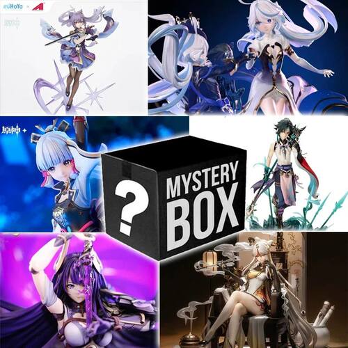 Genshin Impact Anime Game Action Figure Blind Box Paimon Aet