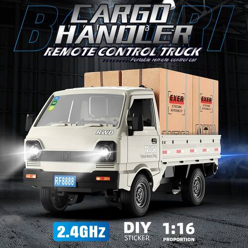 6/8 RC CAR Simulation With Spray Lights Drift Climbing Truck