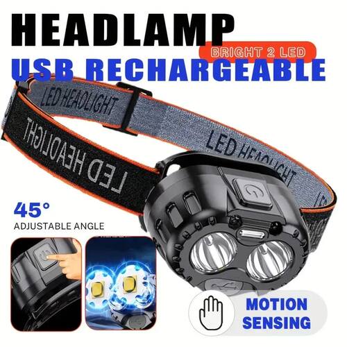 Powerful LED Headlamp IPX4 Waterproof Emergency Head Flashli