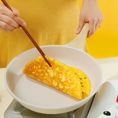 Durable Frying Pan Wok Pan Non-stick Ceramic Pot Induction G