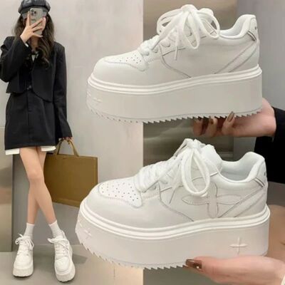Women's Sneakers Spring Autumn Fashionable Casual Thick Sole