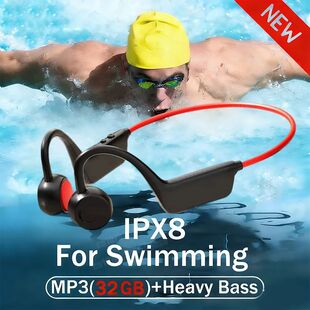 Bone Conduction Headset Wireless Swimming Sports Headphone I