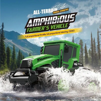 Amphibious 4WD Farmer Truck,Full Proportional Throttle & Ste
