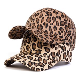 Baseball Adj Unisex Print Autumn Outdoor Spring Leopard Caps