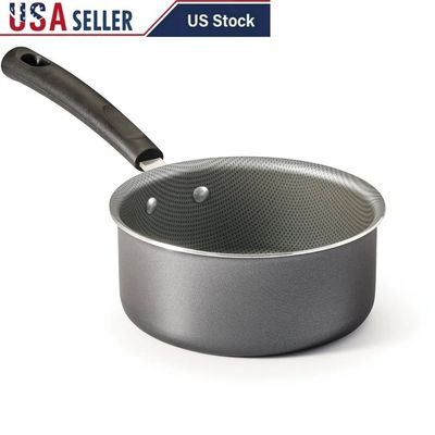 Nonstick Aluminum Open Saucepan Dishwasher Safe Lightweight