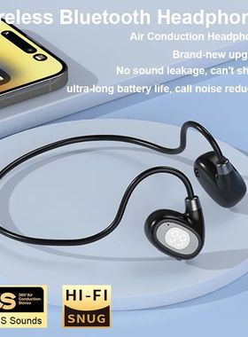 Air-Conduction Bluetooth Earphone Wireless Headphones With M