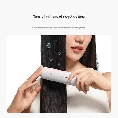 Wireless straight hair comb household negative ion hair care