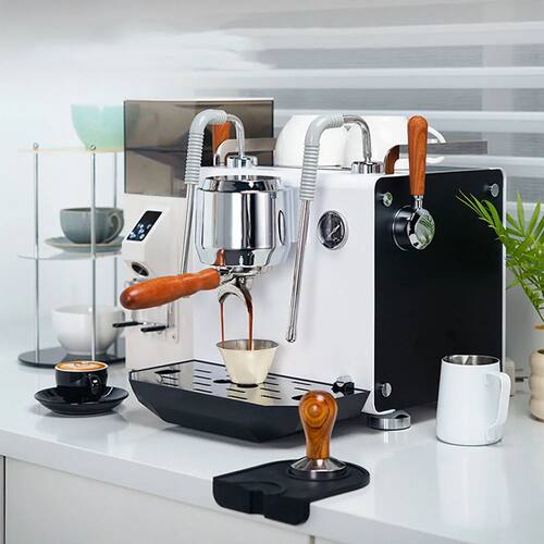 220V Commercial Semi-automatic Coffee Machine Italian Dual-b