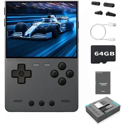 Retro Handheld Game Console – Metal Alloy Body, 3.2