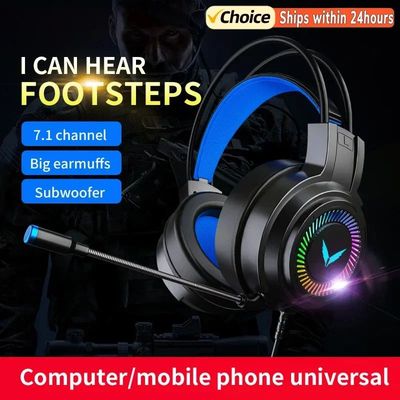 G60 Gaming Headset 7.1 Stereo SVirtual Surround Bass Earphon
