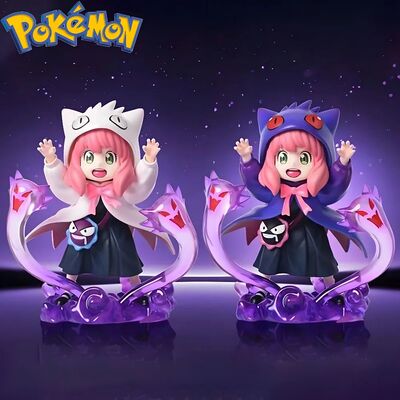 16cm/6.3in Anime Pokemon Figure Gengar Cosplay Anya Forger A