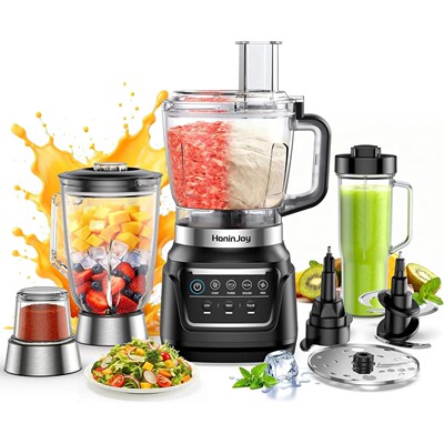 10-in-1 Blender & Food Processor: Smoothies, Ice Crush, Doug