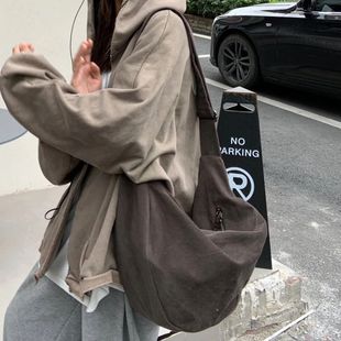 Retro Autumn and Winter Dumpling Bag Shoulder Bag Unisex Han