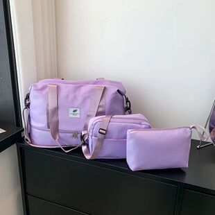 3PCS nylon travel bag set, large-capacity fashionable luggag