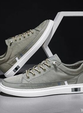New Breathable Men Shoes Casual solid color lace up shoes Lo