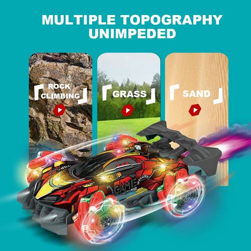 NEW F1 Drift RC Car with LED Light Wheel Music 2.4G Glove Ge