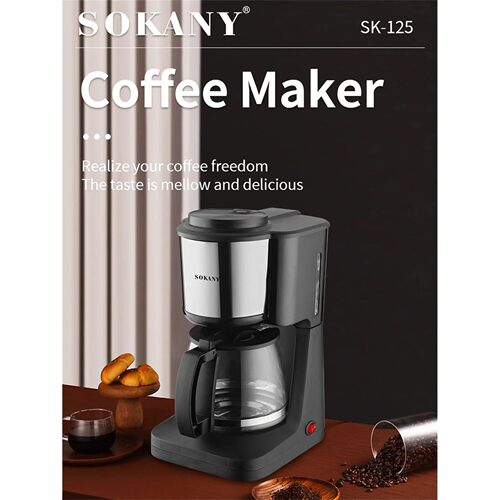 SOKANY SK125 Drip Coffee Maker Anti-Drip  Coffee Pot Machine