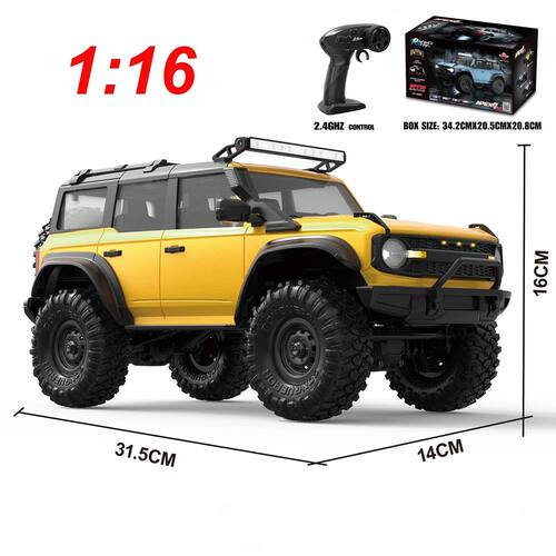 6 4WD Rc Car Full Scale Simulation 2.4G Off-Road Remote Cont