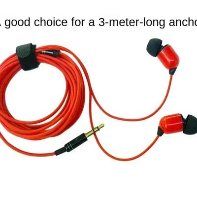 Wired In Ear Earphones 3 Meters 3m Long Line Jack 3.5mm Comp